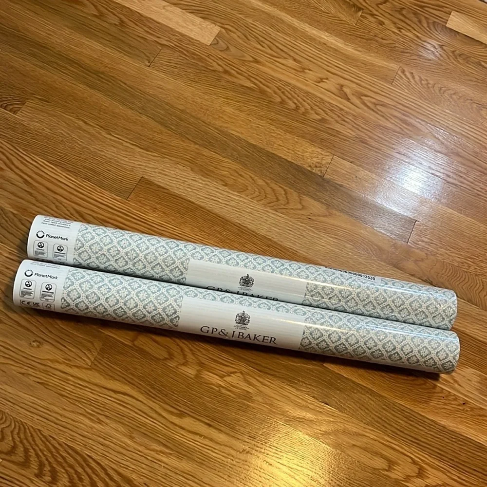 Anthropologie x GP & J Baker Indus Flower Small Print Wallpaper 2Rolls NWT